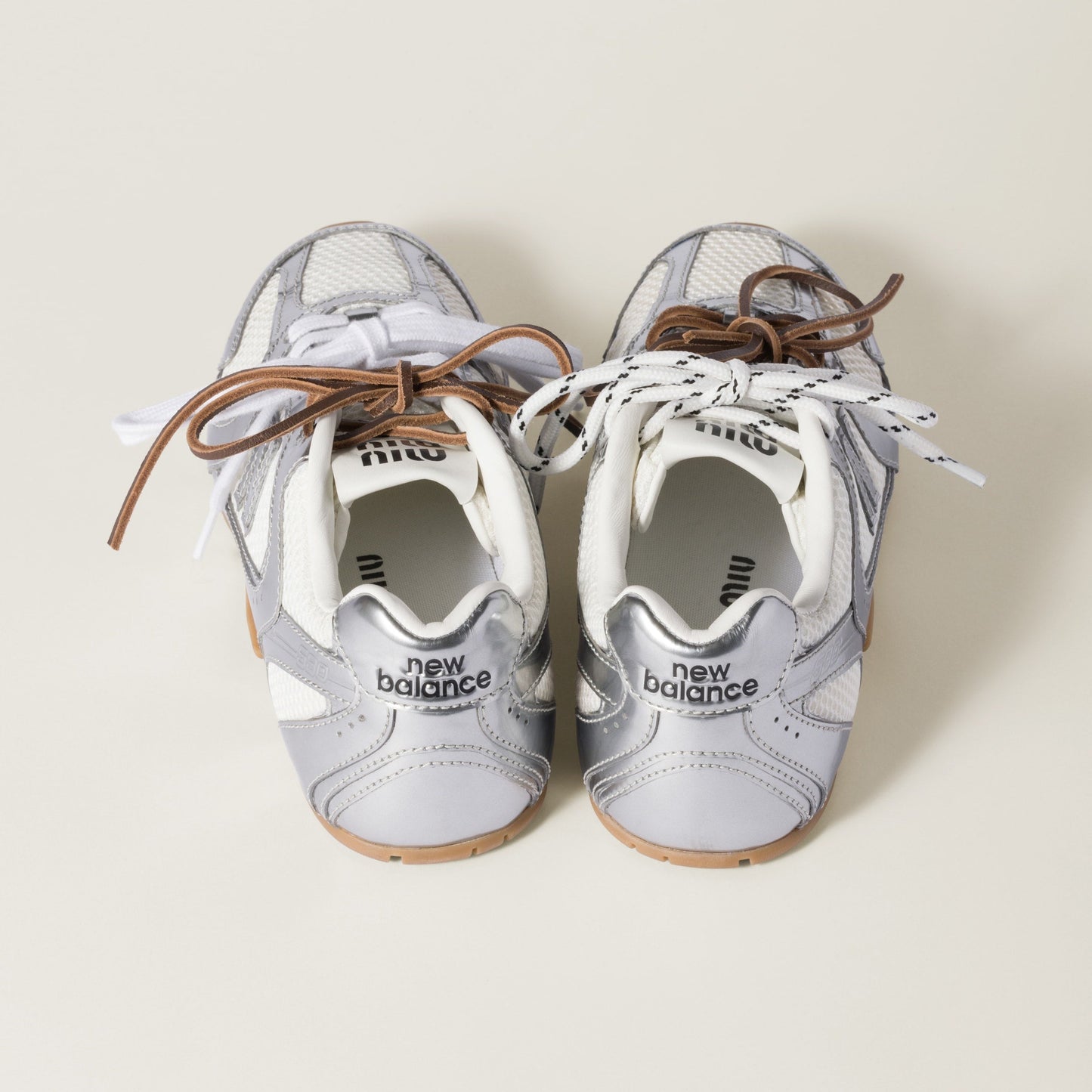 530SL Leather and Mesh Sneakers