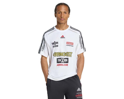 Adidas Teamgeist Moto Graphic Jersey White