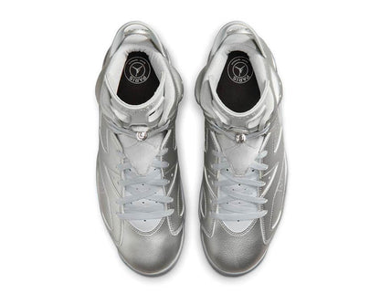 Air Jordan 6 Retro x PSG "Metallic Silver"