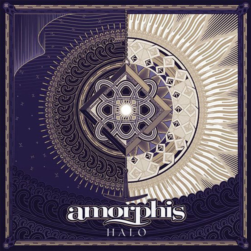 Halo: (Clear White Blue Splatter Edition) - Amorphis [Colour Vinyl]