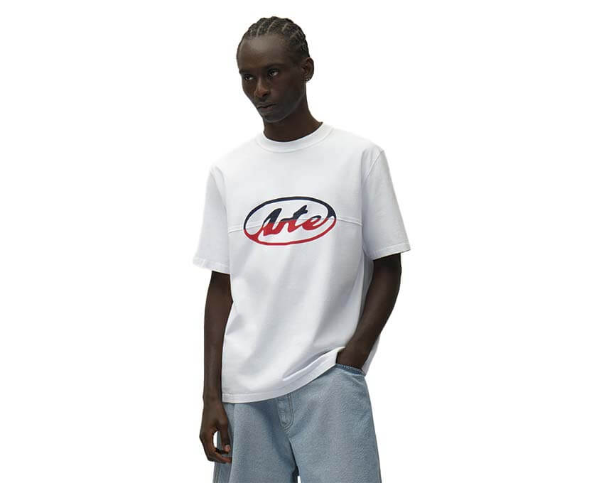Arte Circle Logo Cut T-shirt "White"