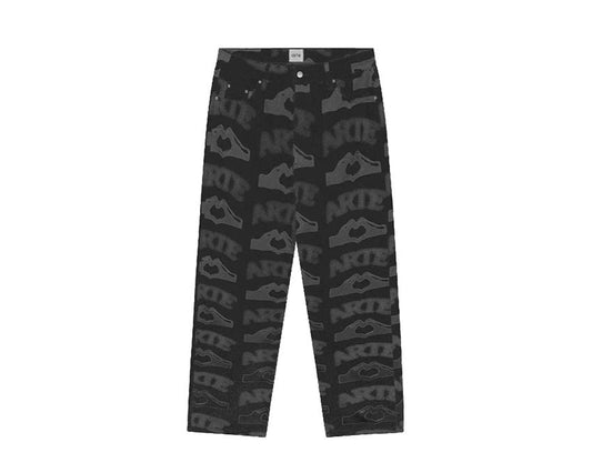 Arte Heart Printed Pants