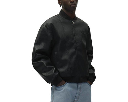 Arte Leather Varsity Jacket