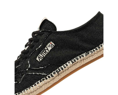Autry Sandy Espadrilles "Black Canvas" W