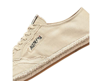 Autry Sandy Espadrilles  "Ivory Canvas"