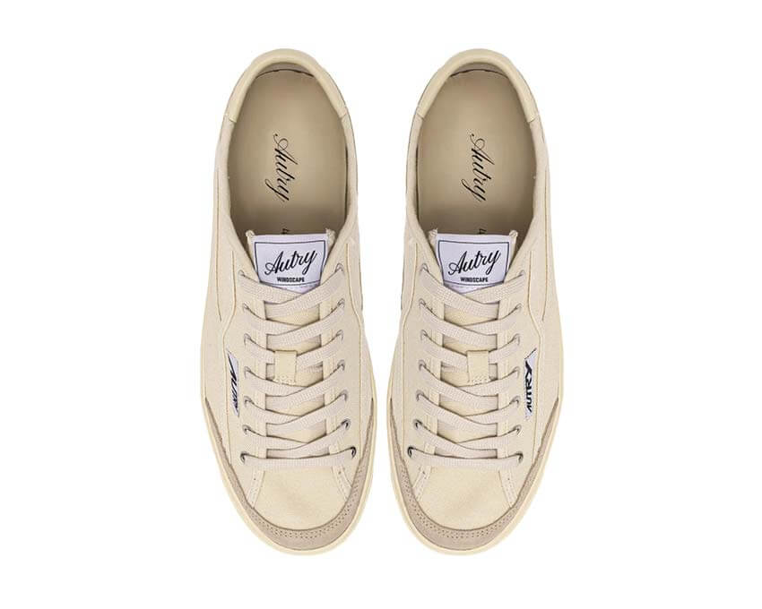 Autry Windscape Low Canvas "Cream"