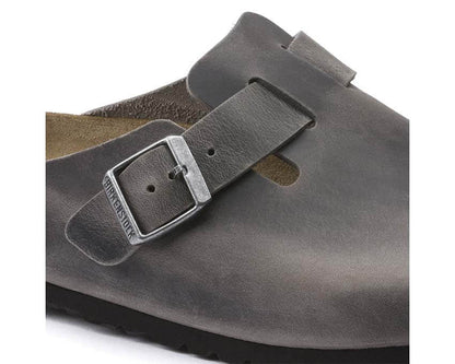 Birkenstock Boston Soft Footbed "Iron"