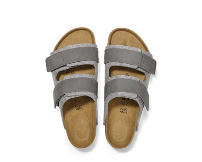 Birkenstock Uji Nubuck "Light Gray" W