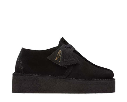 Clarks Trek Wedge Suede "Black"