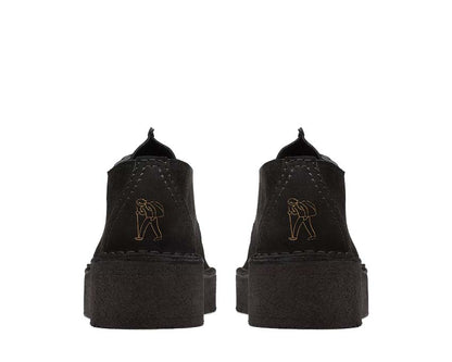 Clarks Trek Wedge Suede "Black"