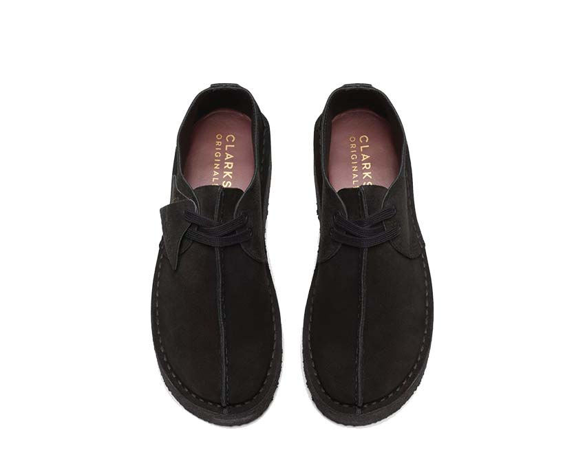 Clarks Trek Wedge Suede "Black"