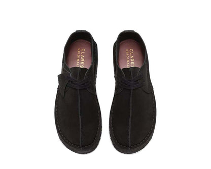 Clarks Trek Wedge Suede "Black"