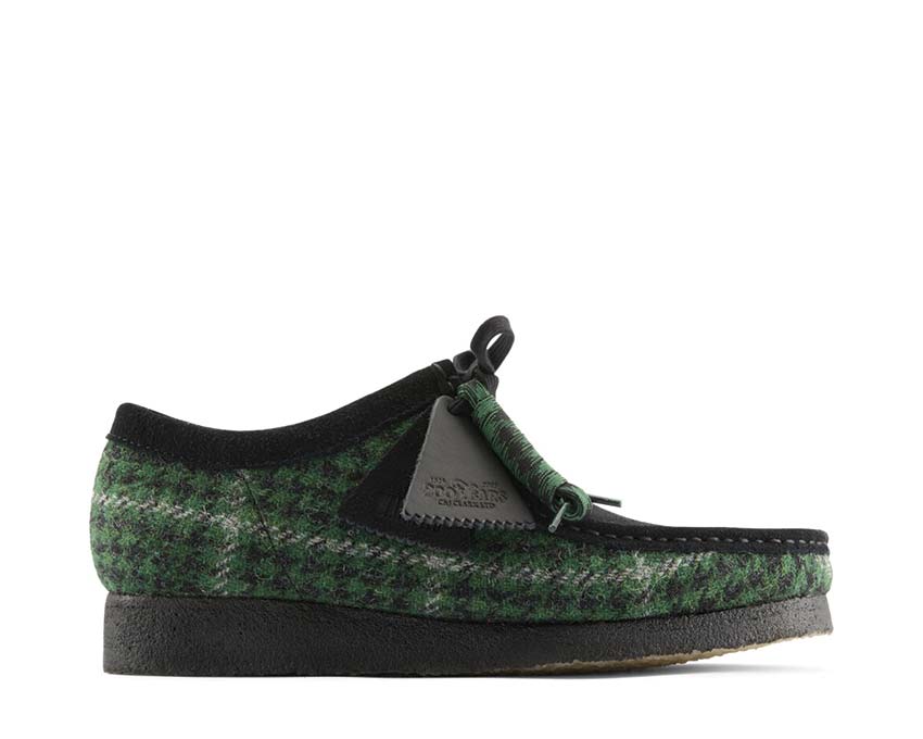 Clarks Wallabee "Green Tweed Comb"