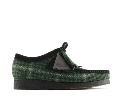 Clarks Wallabee "Green Tweed Comb"