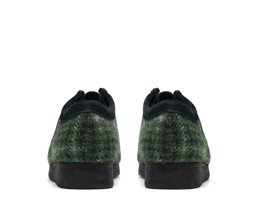 Clarks Wallabee "Green Tweed Comb"