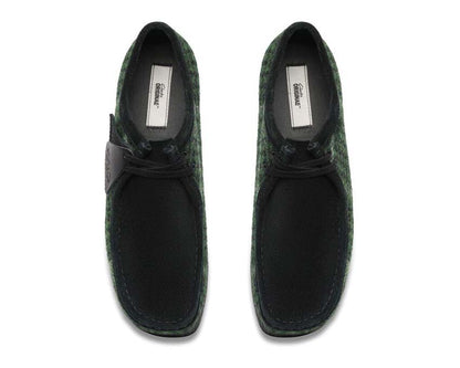 Clarks Wallabee "Green Tweed Comb"