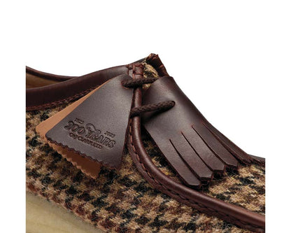 Clarks Wallabee "Brown Tweed Comb"