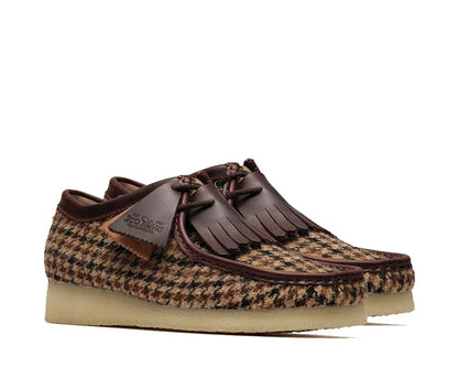 Clarks Wallabee "Brown Tweed Comb"