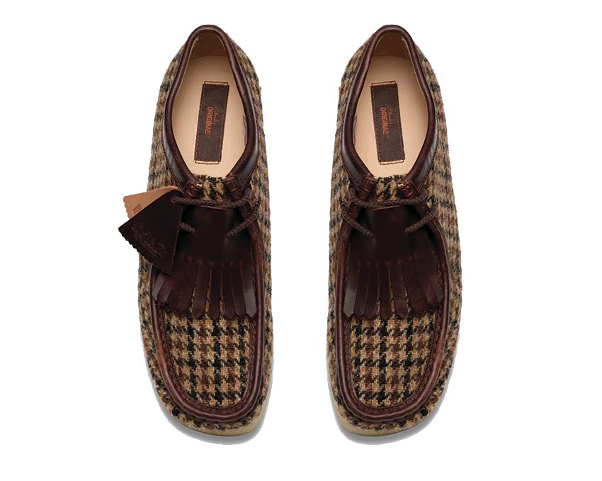 Clarks Wallabee "Brown Tweed Comb"