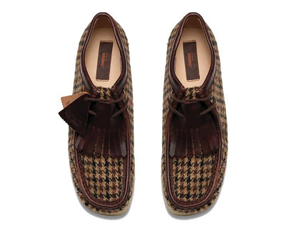 Clarks Wallabee "Brown Tweed Comb"