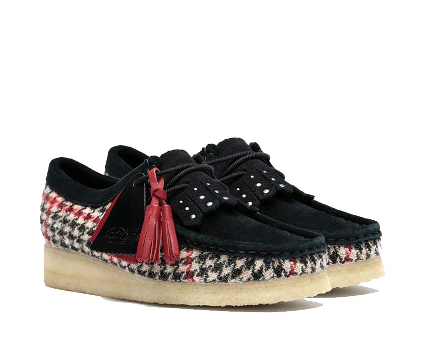 Clarks Wallabee "Black Tweed Combination"