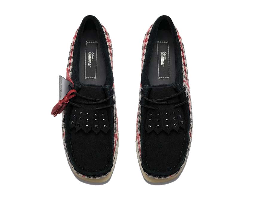 Clarks Wallabee "Black Tweed Combination"