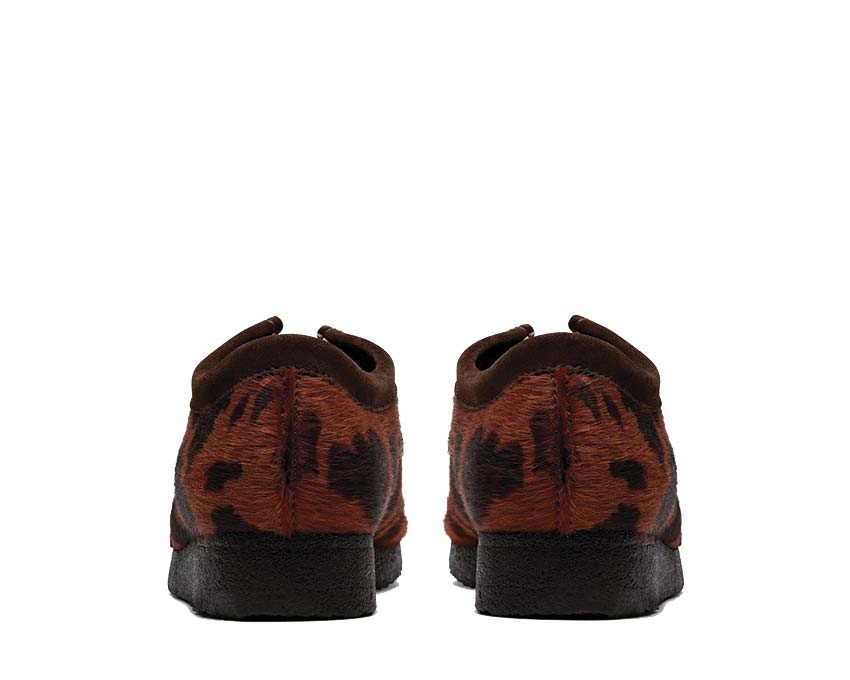 Clarks Wallabee "Brown Cow Print"