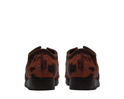 Clarks Wallabee "Brown Cow Print"