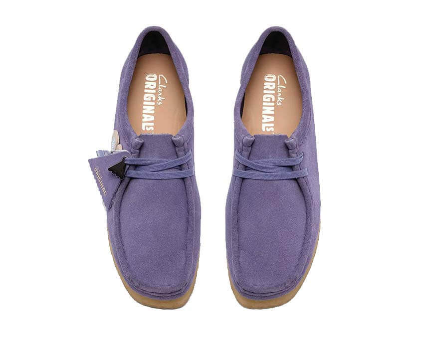 Clarks Wallabee "Purple Interest"
