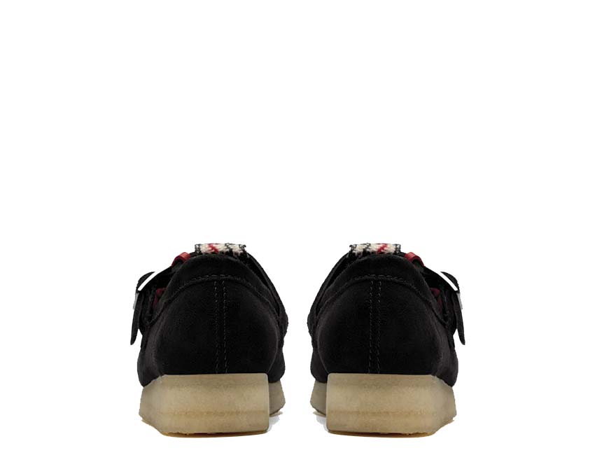 Clarks Wallabee T Bar "Black Tweed Combination"