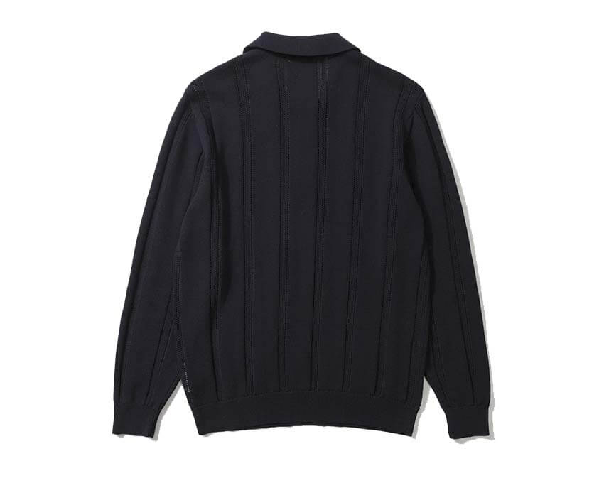 Edmmond Studios Knitted Polo "Navy"