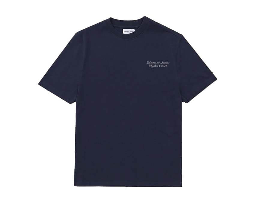 Edmmond Studios Signature T-shirt "Plain Navy"
