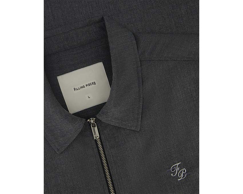 Filling Pieces Coach Jacket Twill Wool "Grey"