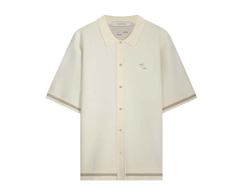 Filling Pieces Knit Shirt Classic Antique White