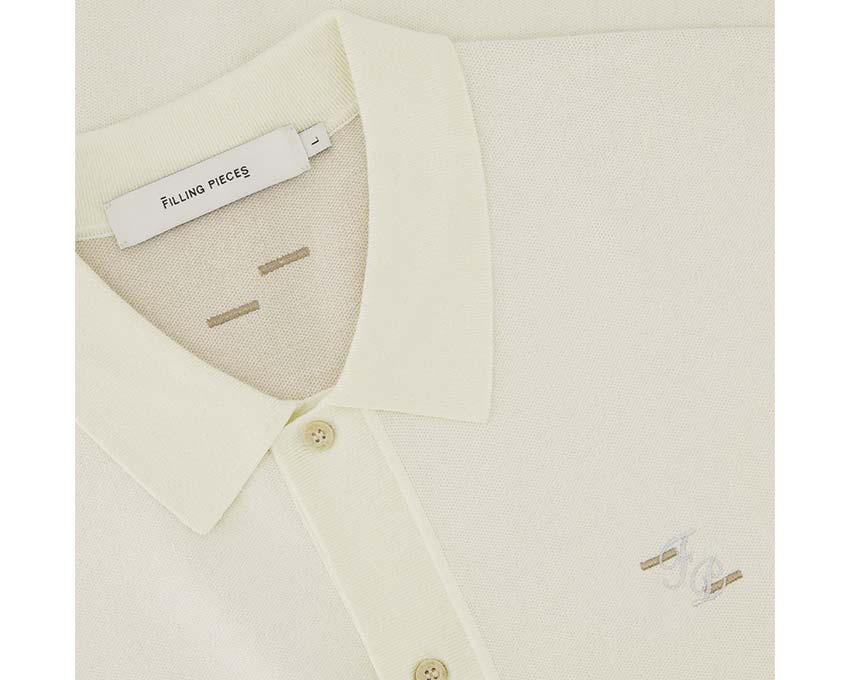 Filling Pieces Knit Shirt Classic Antique White