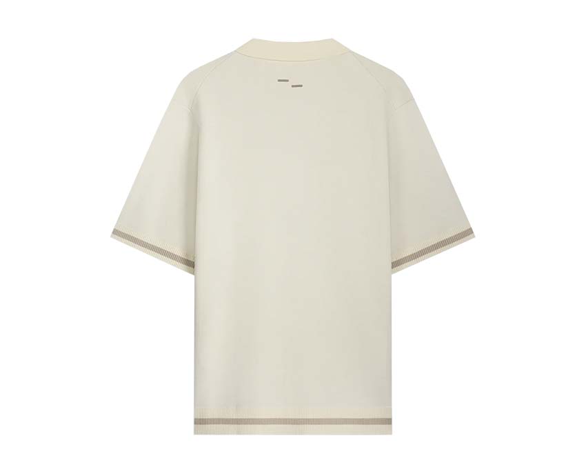 Filling Pieces Knit Shirt Classic Antique White
