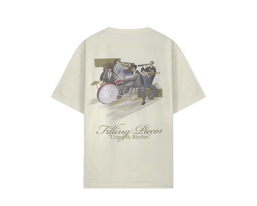 Filling Pieces T-shirt Band "Antique White"