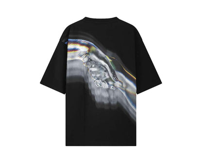 Filling Pieces T-shirt Boxy Handshake Rhythm "Black"