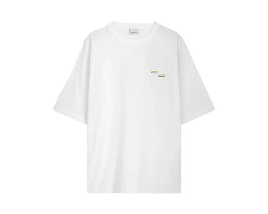 Filling Pieces T-shirt Boxy Handshake Rhythm "White"