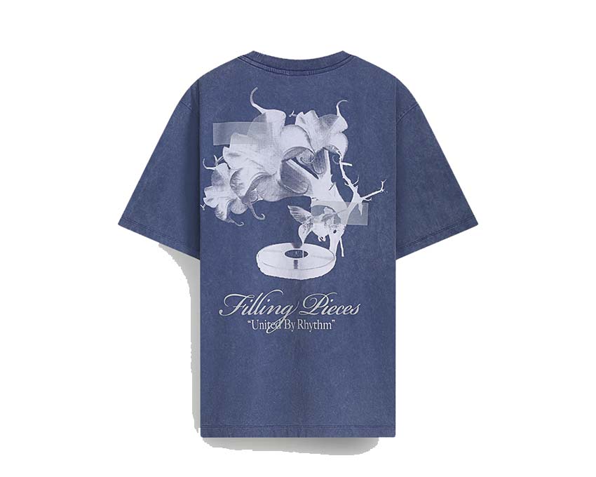 Filling Pieces T-shirt Grammophone "Vintage Blue"