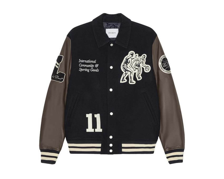 Les Deux Basket Varsity Wool Jacket