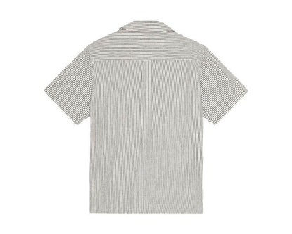 Les Deux Lukas Stripe Cotton Linen SS Shirt