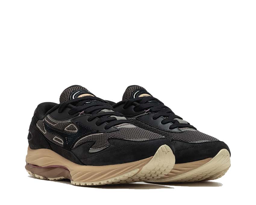 Mizuno Wave Rider β Premium "Black Sand"