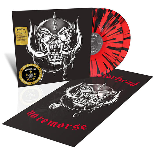 No Remorse (50th Anniversary Red & Back Splatter Edition) - Motörhead [Colour Vinyl]