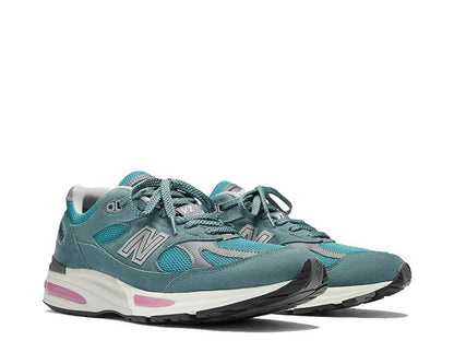 New Balance 991v2 Made in UK "Porcelain green"