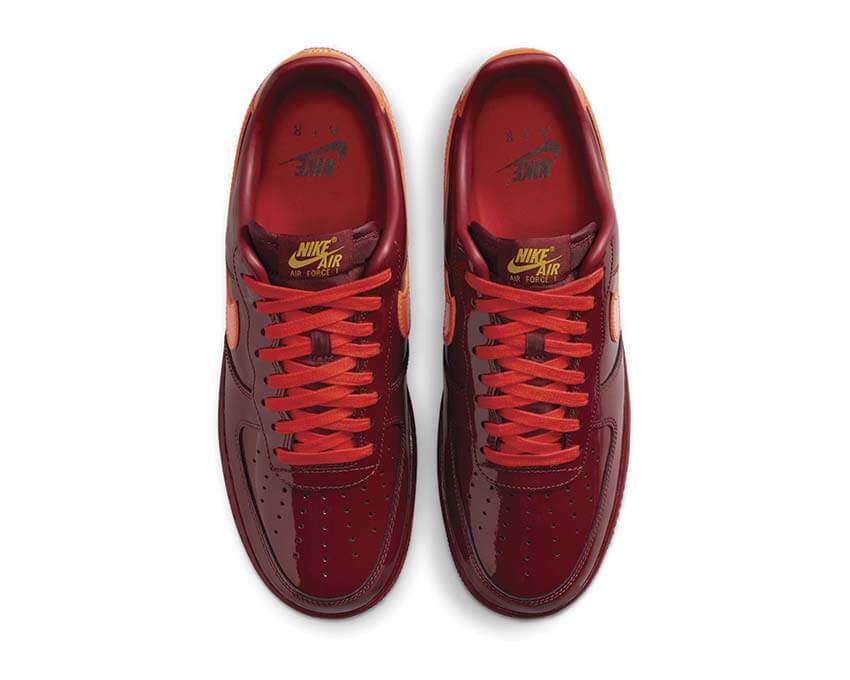 Nike Air Force 1 Low QS Patent Leather "Dark Team Red"