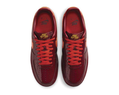 Nike Air Force 1 Low QS Patent Leather "Dark Team Red"