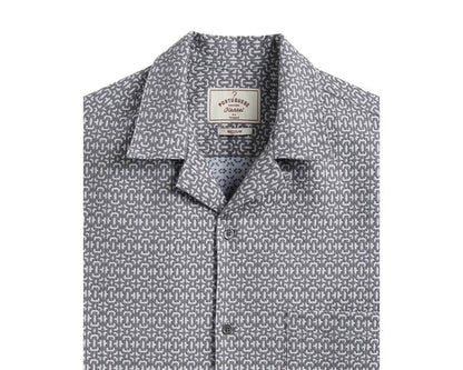 Portuguese Flannel Abstract Tile Shirt