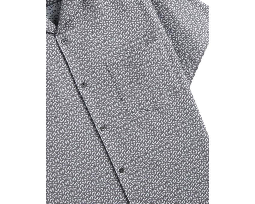 Portuguese Flannel Abstract Tile Shirt