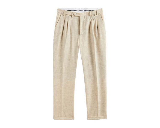 Portuguese Flannel Double Pleat Trousers